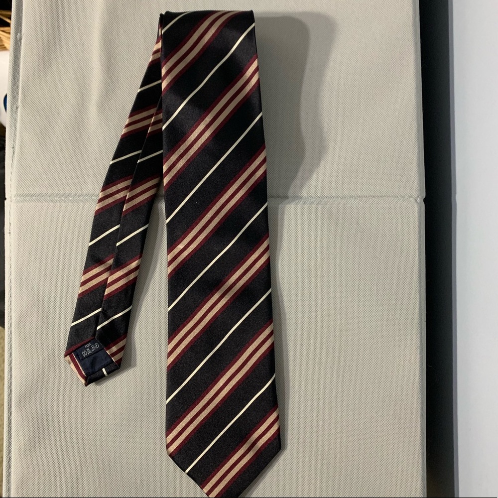 Burberry Black Stripe Tie